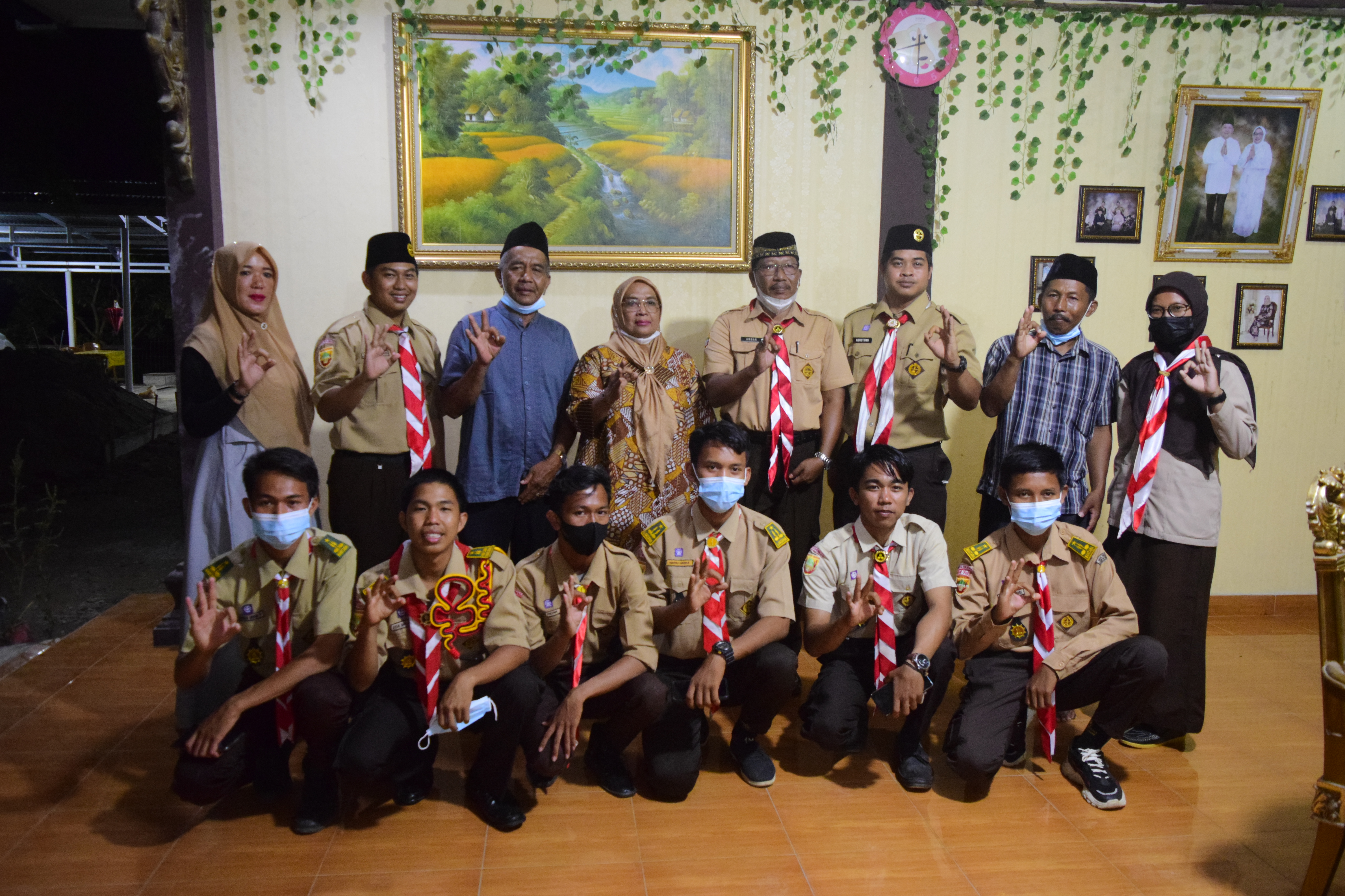 Audiensi Kwarran Pramuka Kecamatan Sumber Harta