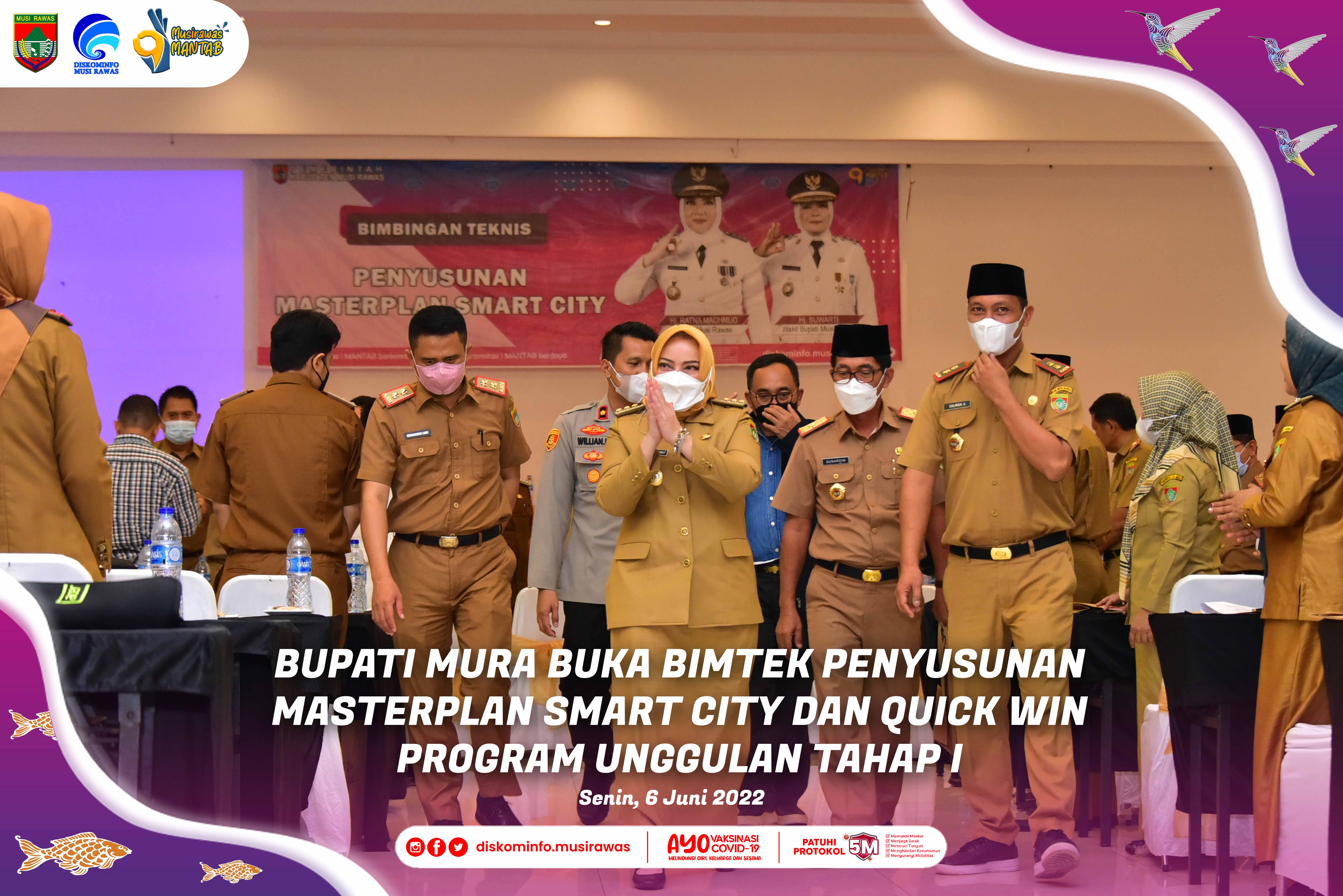 Bimtek Penyusunan Masterplan Kota Cerdas (Smart City) dan Quick Win Program Unggulan Tahap I (pertam