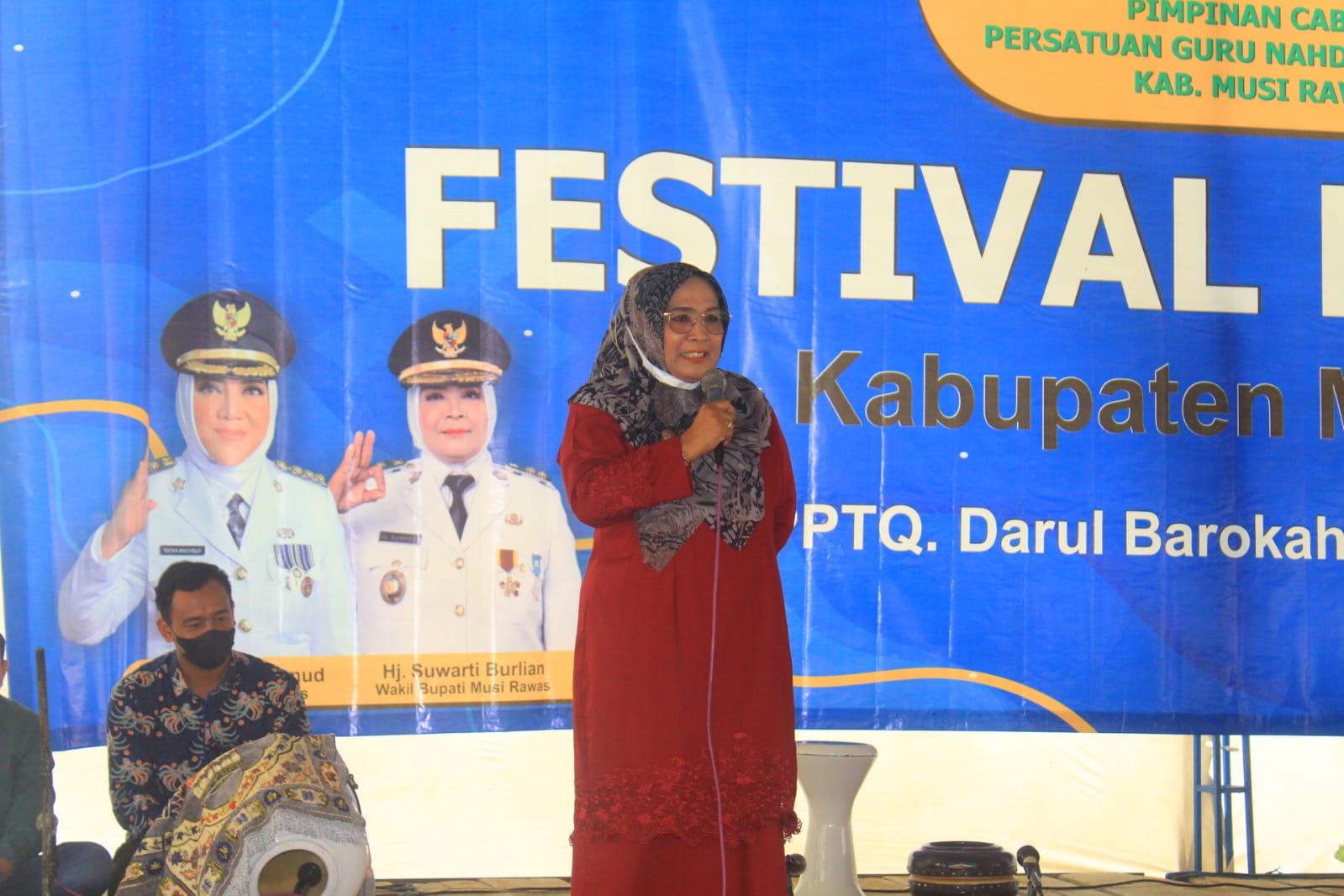 Wabup Musi Rawas Hj. Suwarti Membuka Acara Lomba Hadroh se-Kabupaten Musi Rawas
