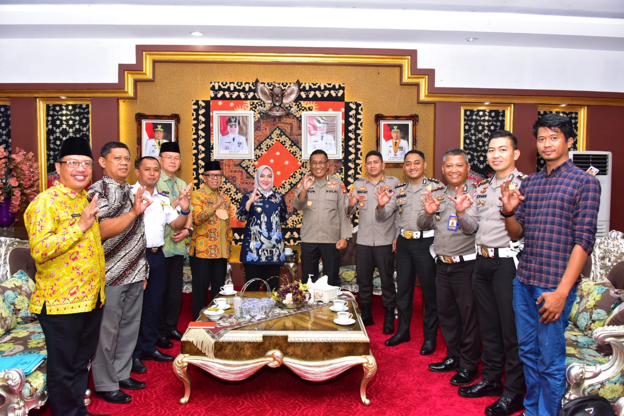 Terima Kunjungan Kerja Tim Asistensi Electronic Traffic Law Enforcement (E-TLE) Polda Sumatera Selat