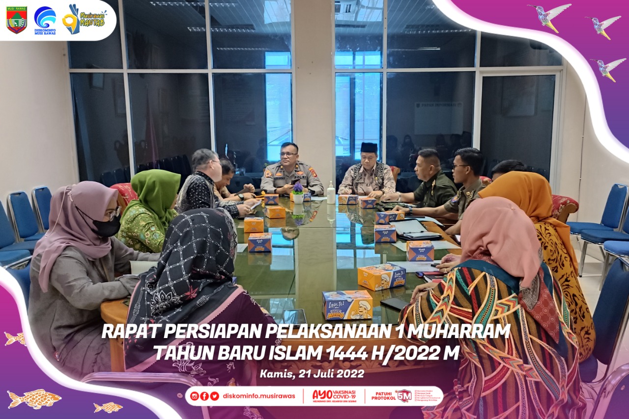 Rapat Persiapan 1 Muharram Tahun Baru Islam 1444H/2022 M