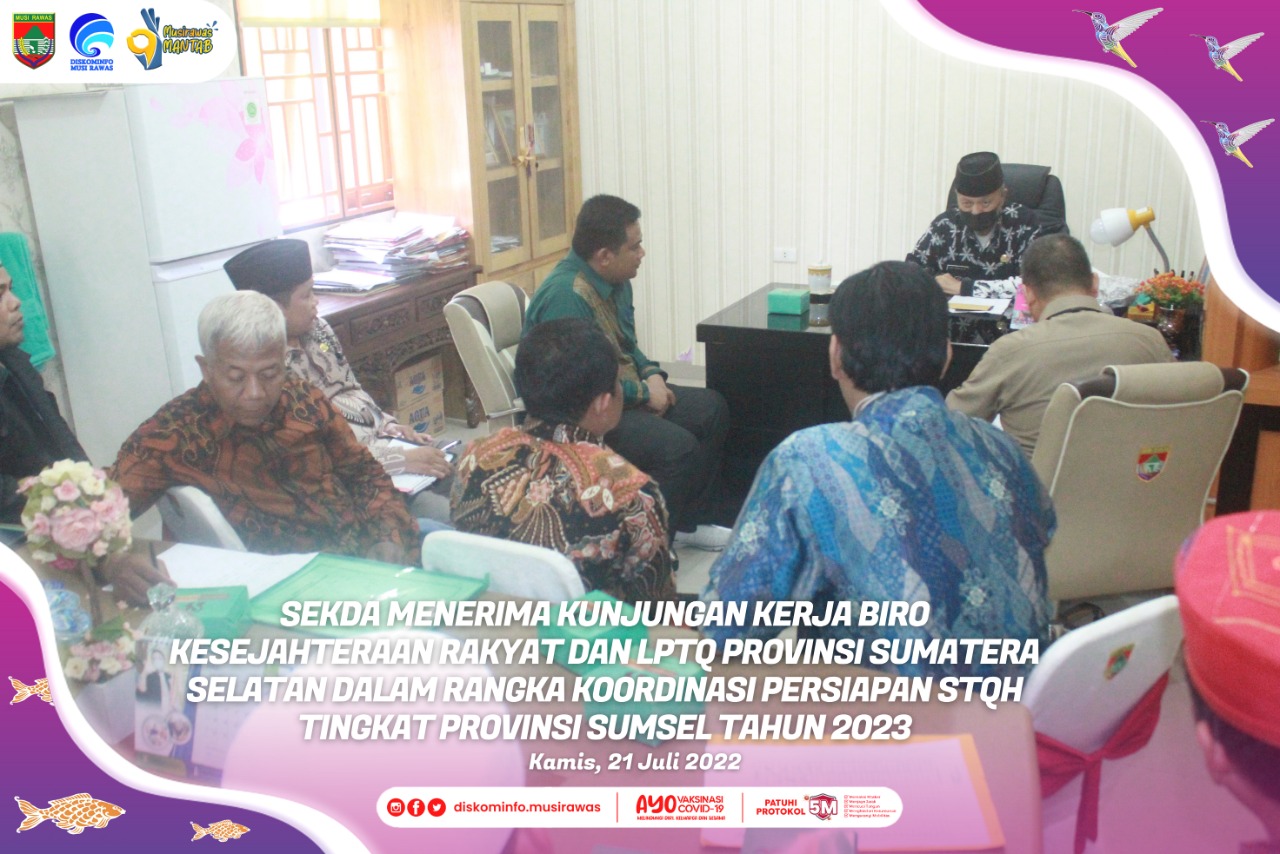 Koordinasi Persiapan STQH Tingkat Provinsi