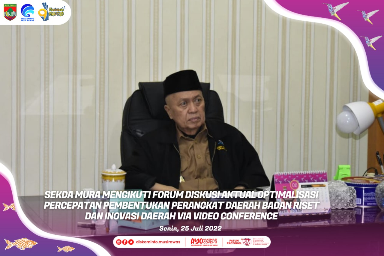 Forum Diskusi Aktual Optimalisasi Percepatan Pembentukan Perangkat Daerah Badan Riset dan Inovasi Da