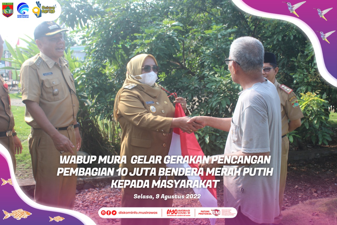 Gerakan Pencanangan Pembagian 10 Juta Bendera Merah Putih