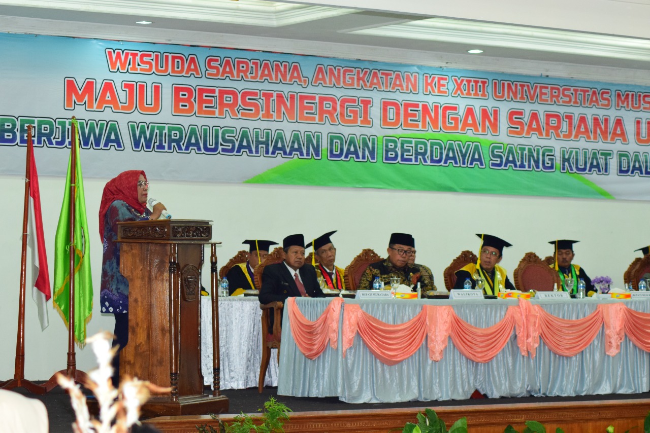 Wisuda Universitas Musi Rawas Angkatan XIII Tahun 2022