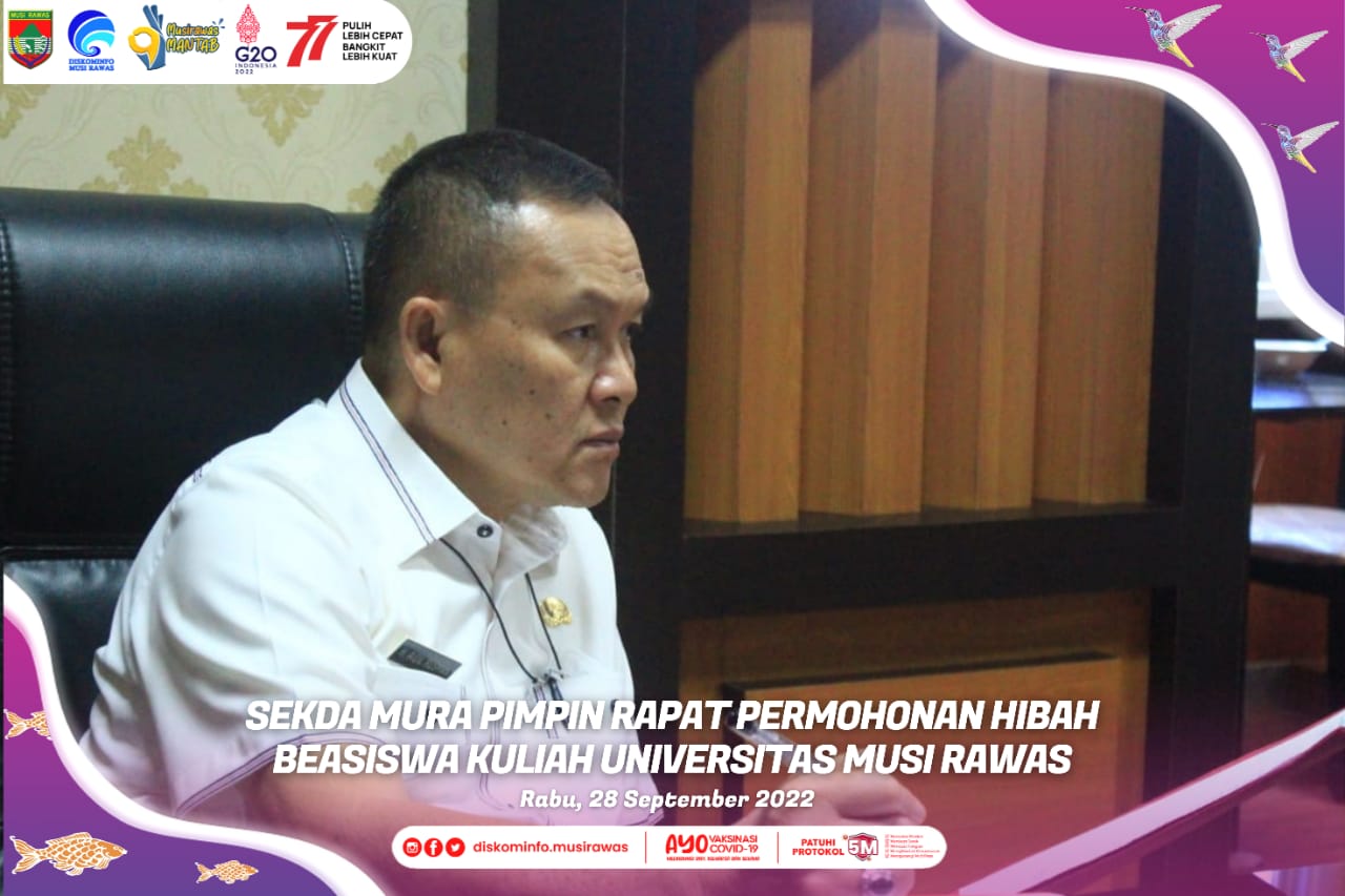 Rapat Pembahasan Permohonan Hibah Beasiswa Kuliah Universitas Musi Rawas