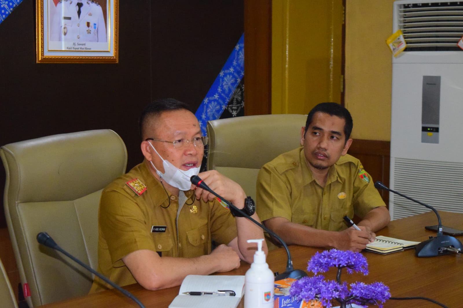 Pemantapan Peresmian Gedung Layanan Perpustakaan Daerah dan Talkshow PILM