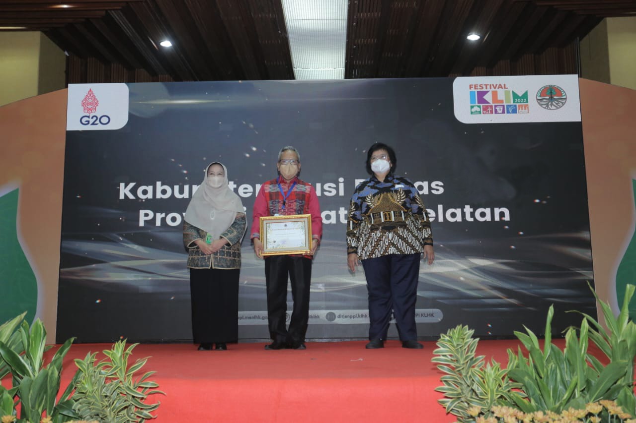 Kabupaten Musi Rawas terima penghargaan apresiasi Pembinaan ProKlim Tahun 2022