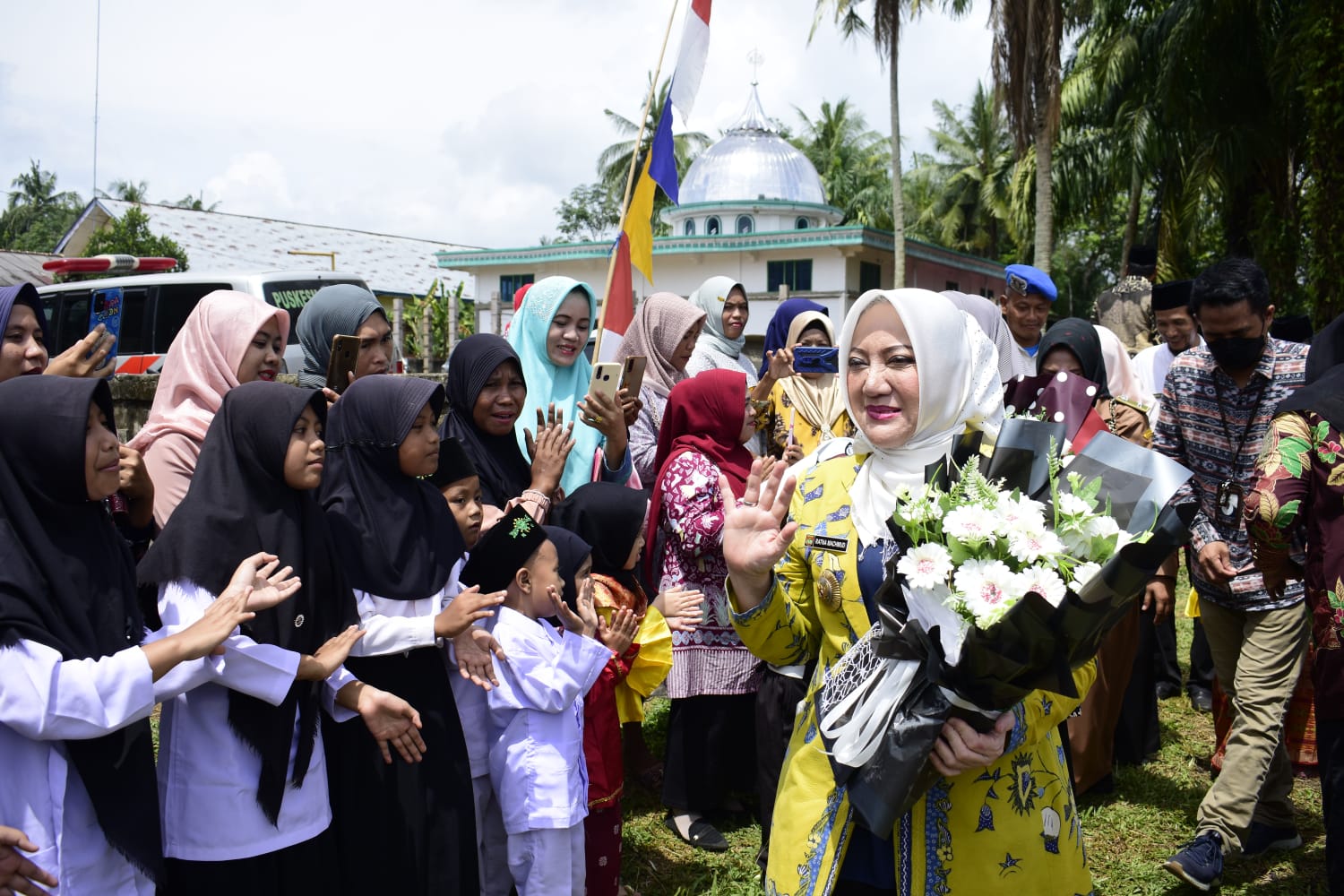 Kunjungan dalam Rangka Pelaksanaan Parenting PAUD di TK Kasih Ibu Desa Sumberkarya Kecamatan STL Ulu