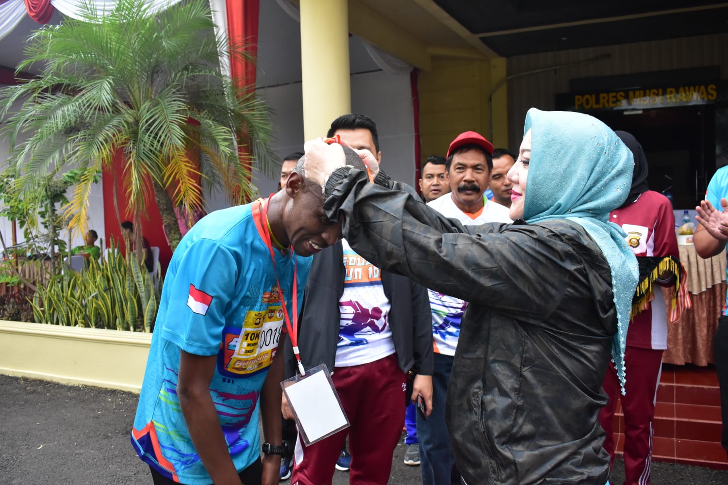 Lomba Lari "Bedulur Run 10K" yang diselenggarakan oleh Polres Musi Rawas