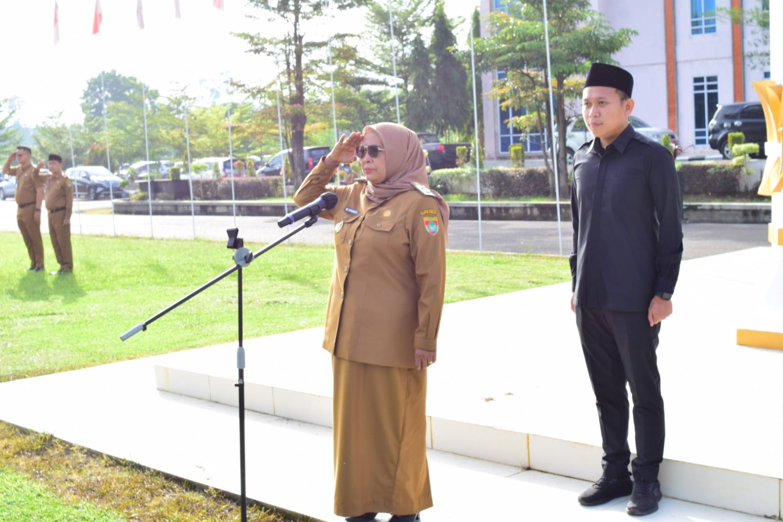 Apel bersama di Halaman Kantor Bupati Musi Rawas