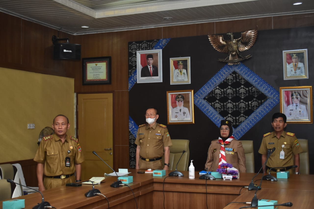 Seminar Nasional KPK dalam rangka Hari Anti Korupsi Sedunia melalui konferensi video