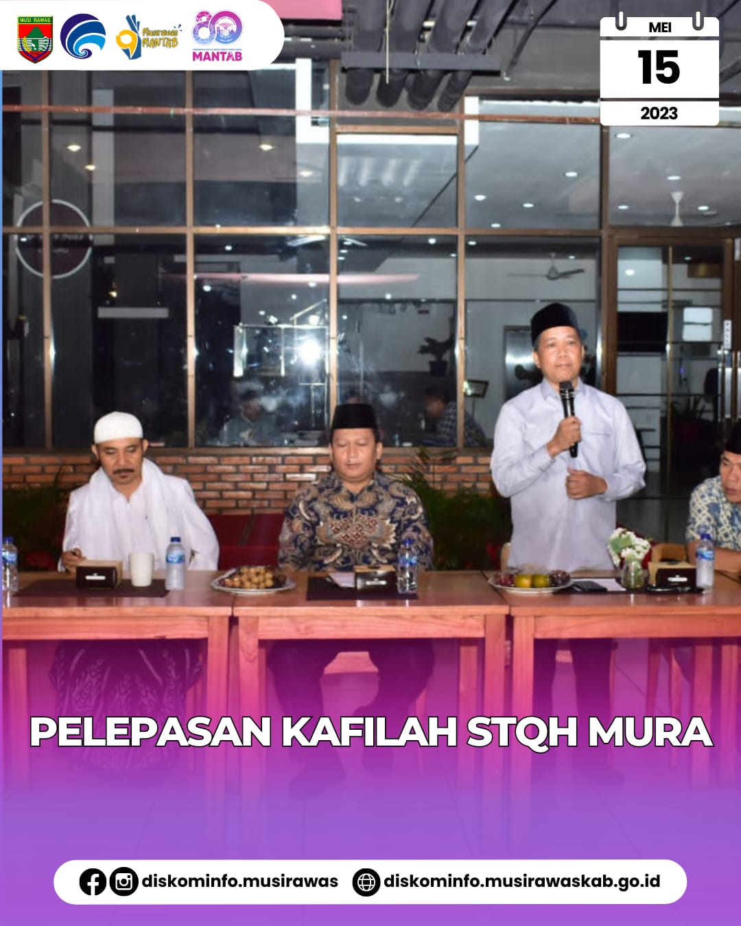 Pelepasan Kafilah STQH Kabupaten Musi Rawas