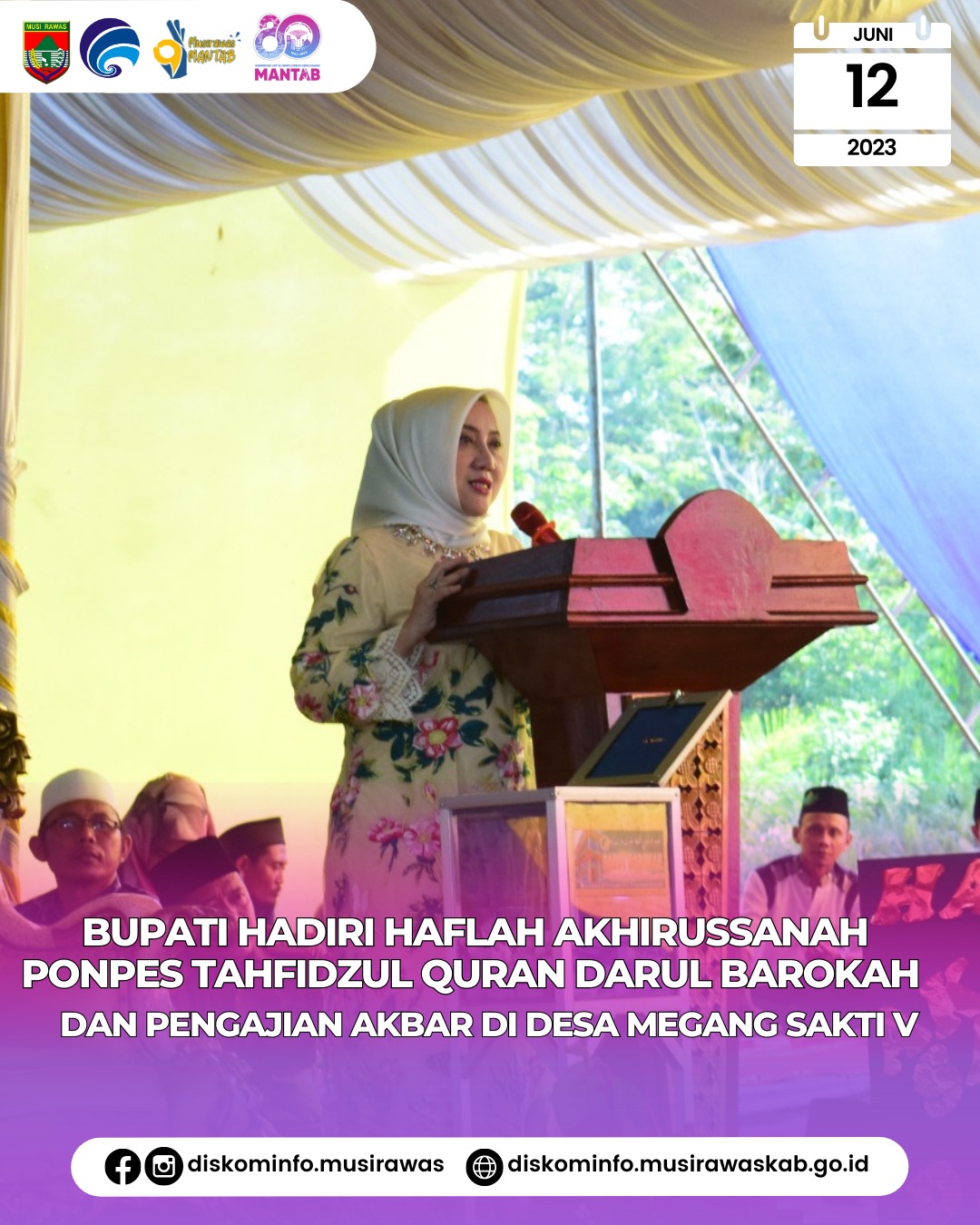 Haflah Akhirussanah Pondok Pesantren Tahfidzul Qur an Darul Barokah dan Pengajian Akbar