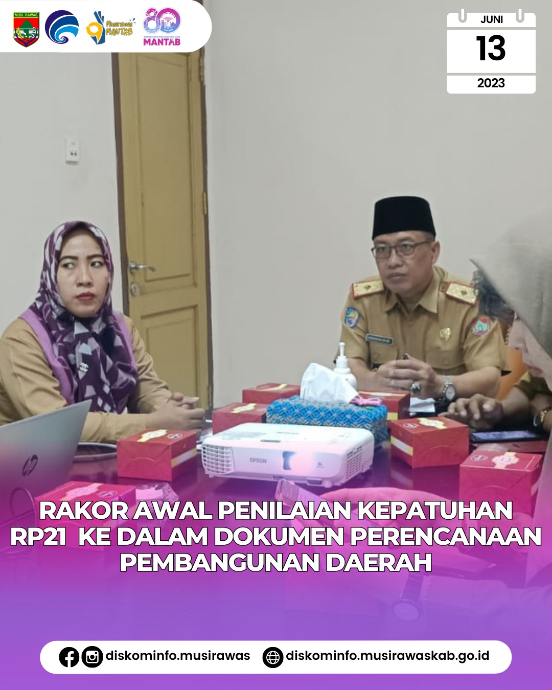 Rapat Koordinasi Awal Penilaian Kepatuhan RP2I ke Dalam Dokumen Perencanaan Pembangunan Daerah