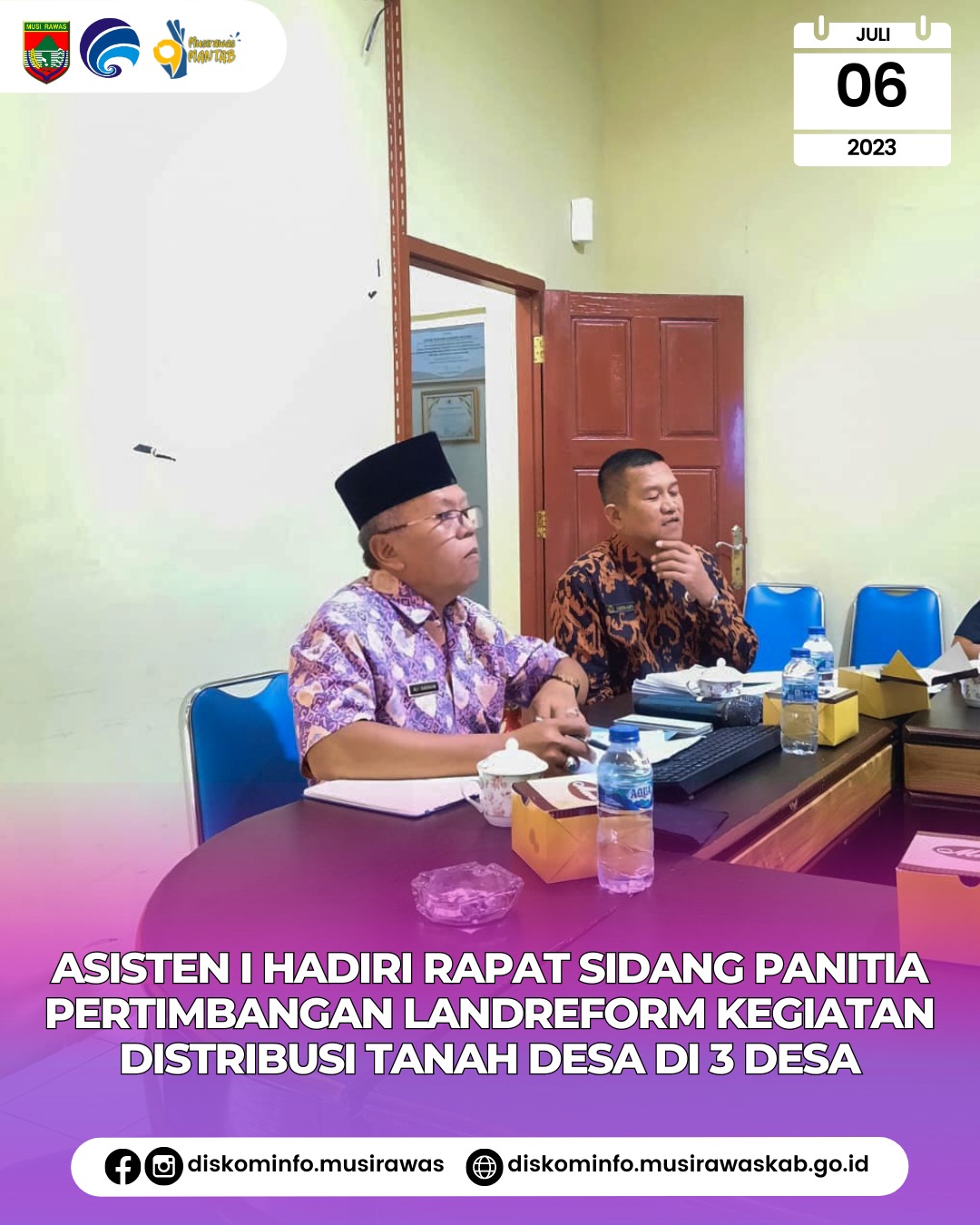 Rapat Sidang Panitia Pertimbangan Landreform Kegiatan Redistribusi Tanah