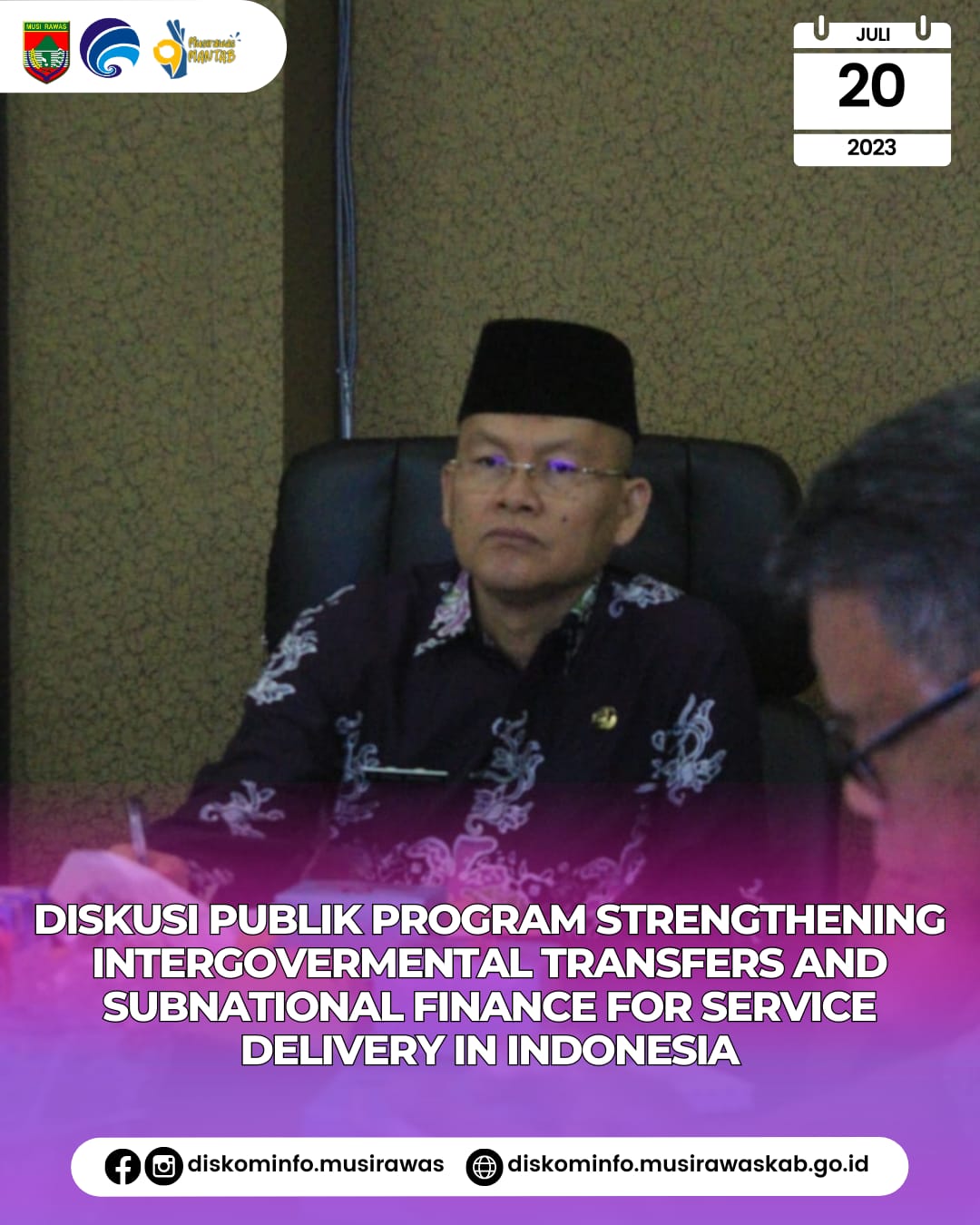 Diskusi Publik Program Strengthening Intergovermental Transfers and Subnational Finance For Service Delivery in Indonesia