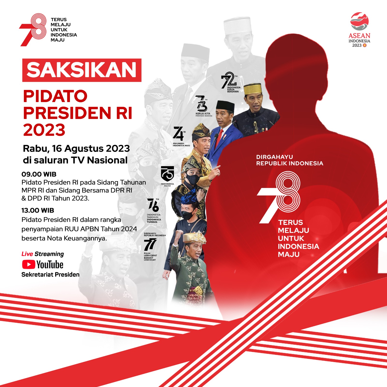 Ayo Saksikan Pidato Presiden RI dan tebarkan Semangat Antusias Perayaan Kemerdekaan Indonesia Ke 78