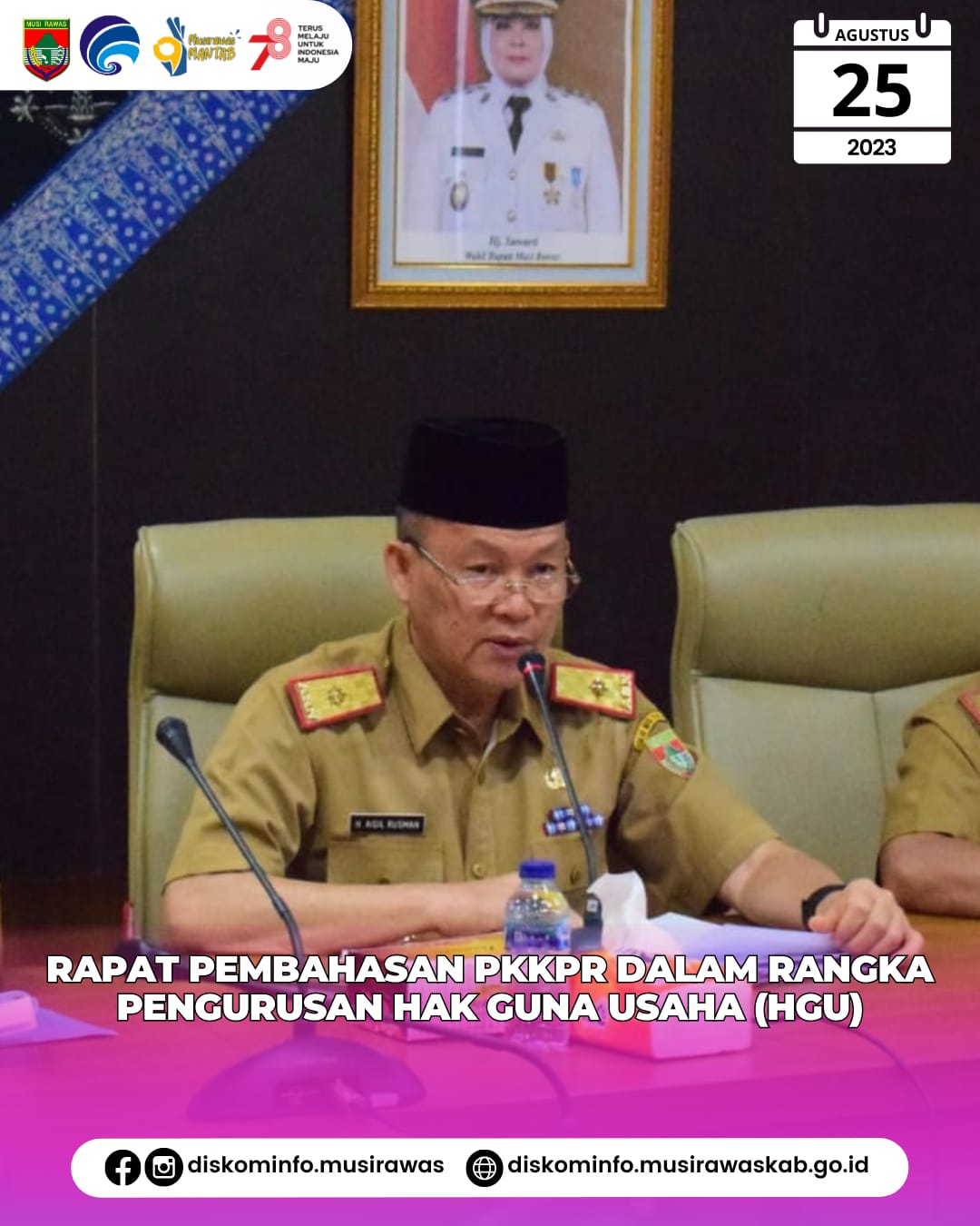 Rapat Pembahasan Permasalahan Pengajuan Persetujuan Kesesuaian Kegiatan Pemanfaatan Ruang