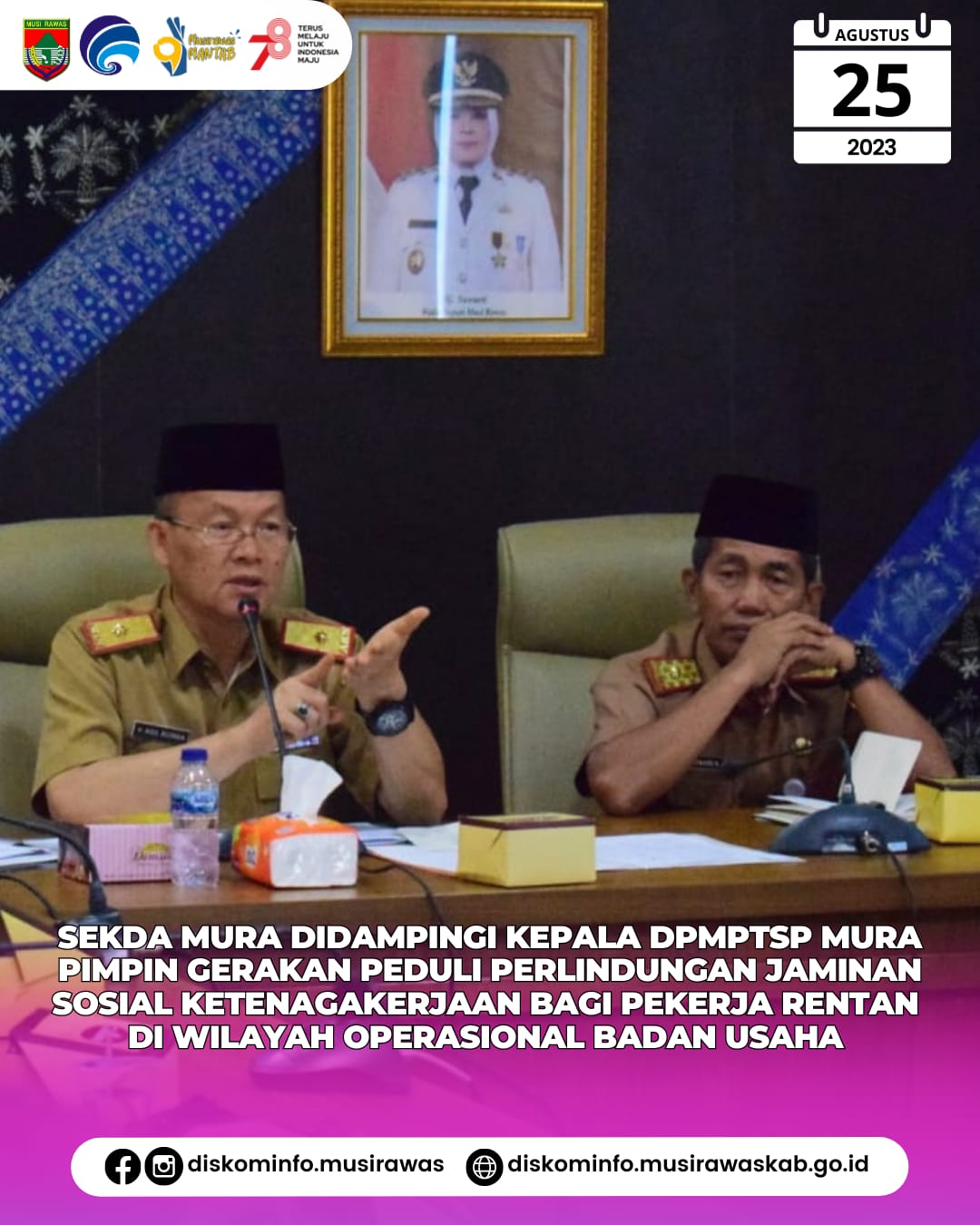 Gerakan Peduli Perlindungan Jamsostek bagi Pekerja Rentan di Wilayah Operasional Badan Usaha