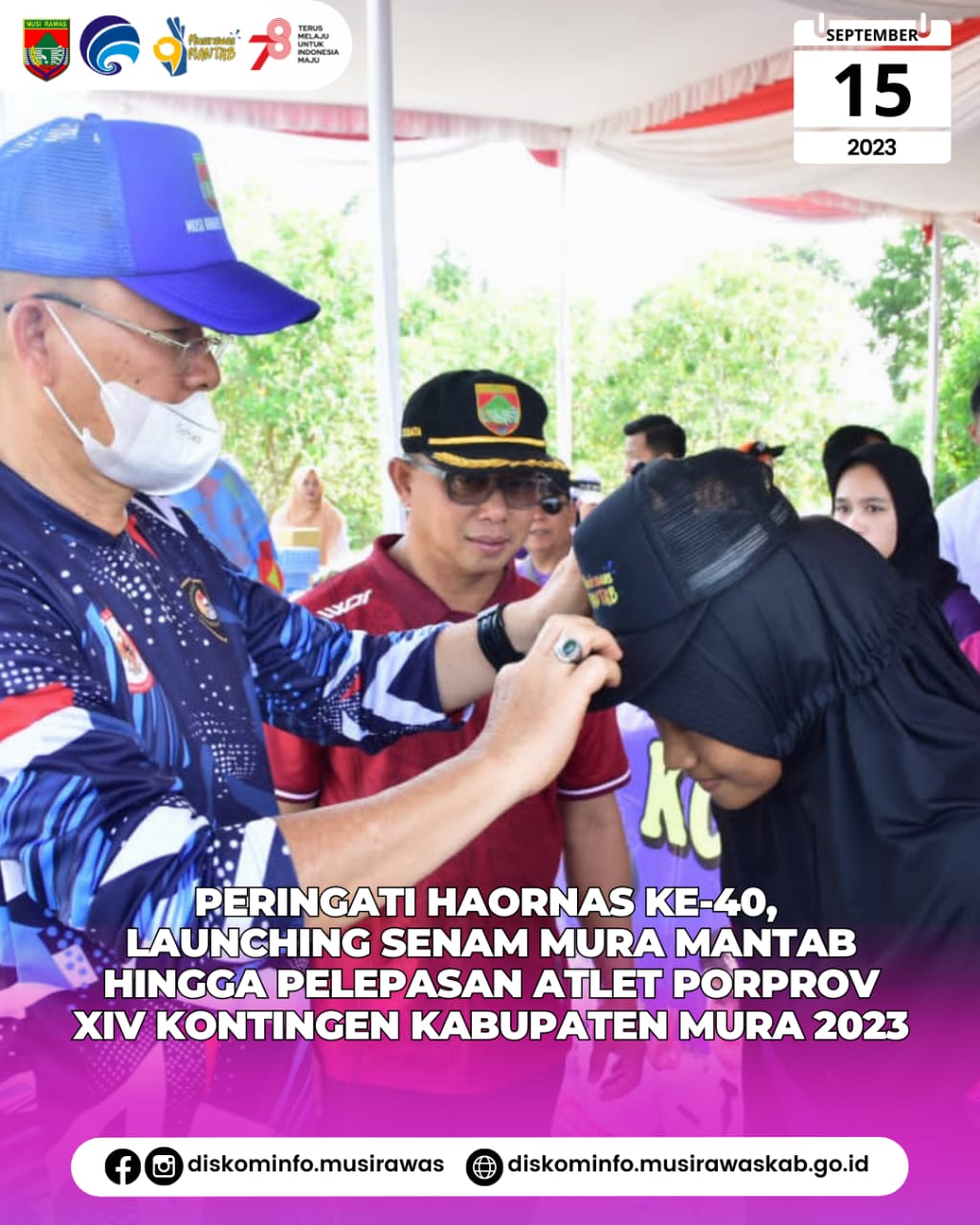 Peringatan Hari Olahraga Nasional ke 40, Launching Senam Mura Mantab