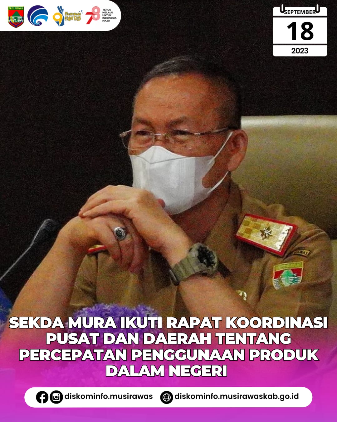 RAKORPUSDA tentang Percepatan P3DN dan Produk UMKK pada Pemerintah Daerah