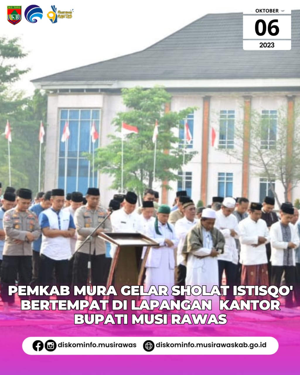 Pemerintah Kabupaten Musi Rawas Gelar Sholat Istisqo