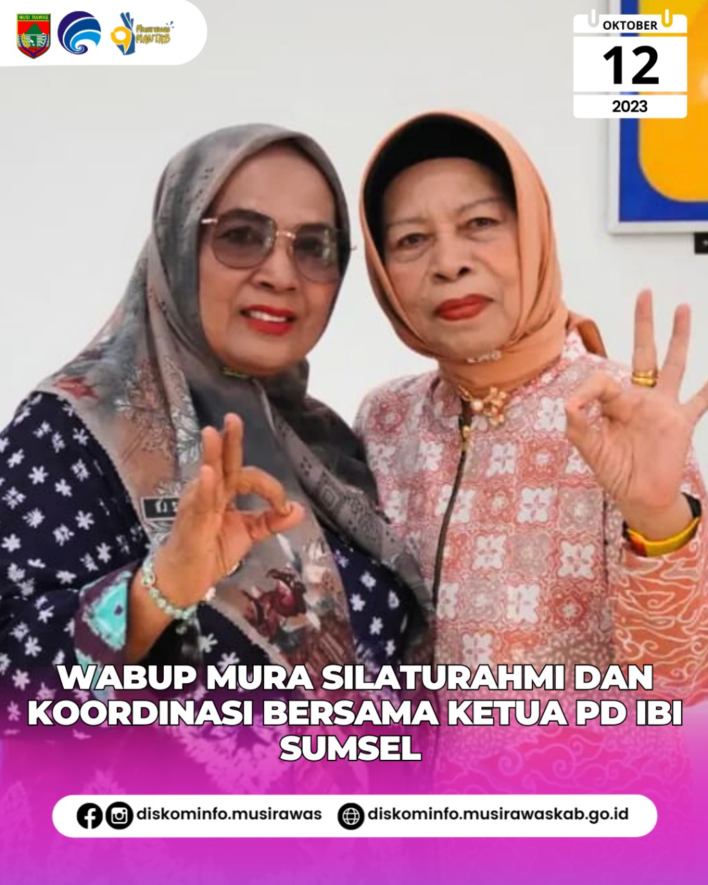 Silahtuhrahmi dan Koordinasi bersama Ketua PD IBI Sumsel terkait Peranan IBI Musi Rawas dalam Penurunan Stunting