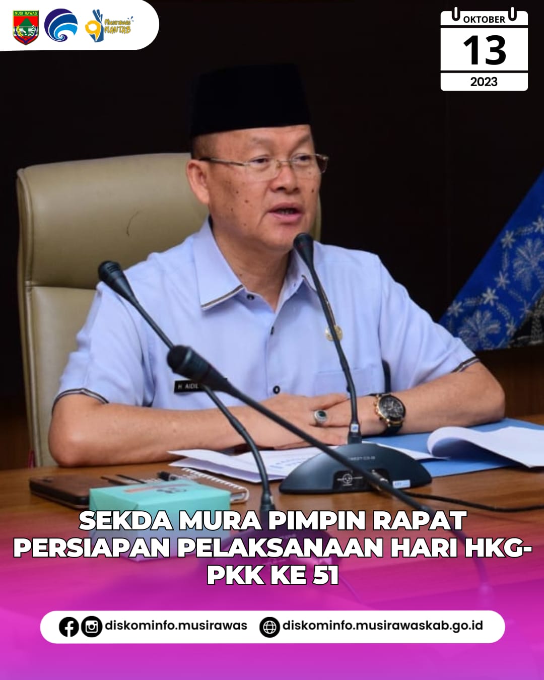 Rapat Persiapan Pelaksanaan Peringatan HKG-PKK Ke 51