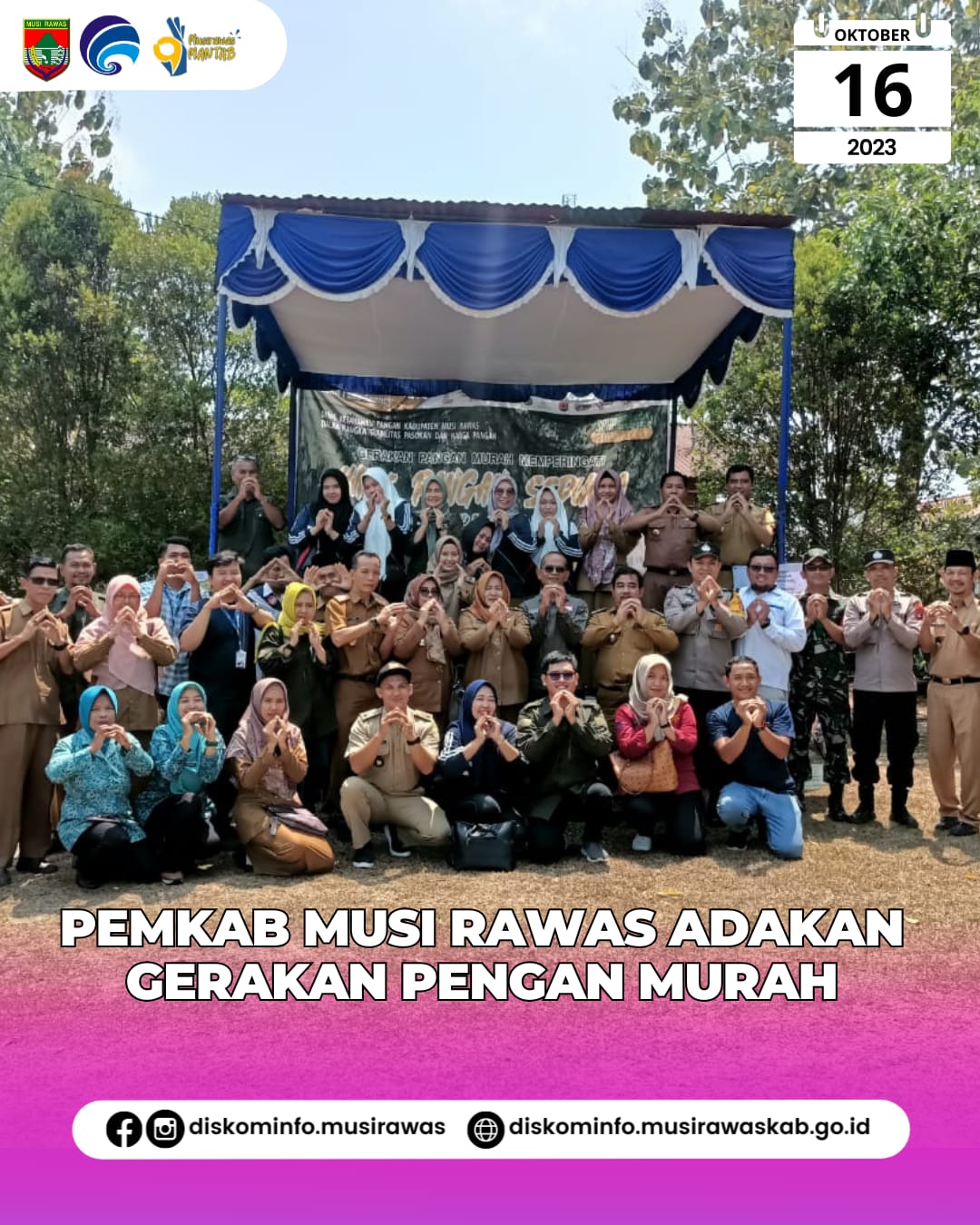 Pemkab Musi Rawas Adakan Gerakan Pangan Murah