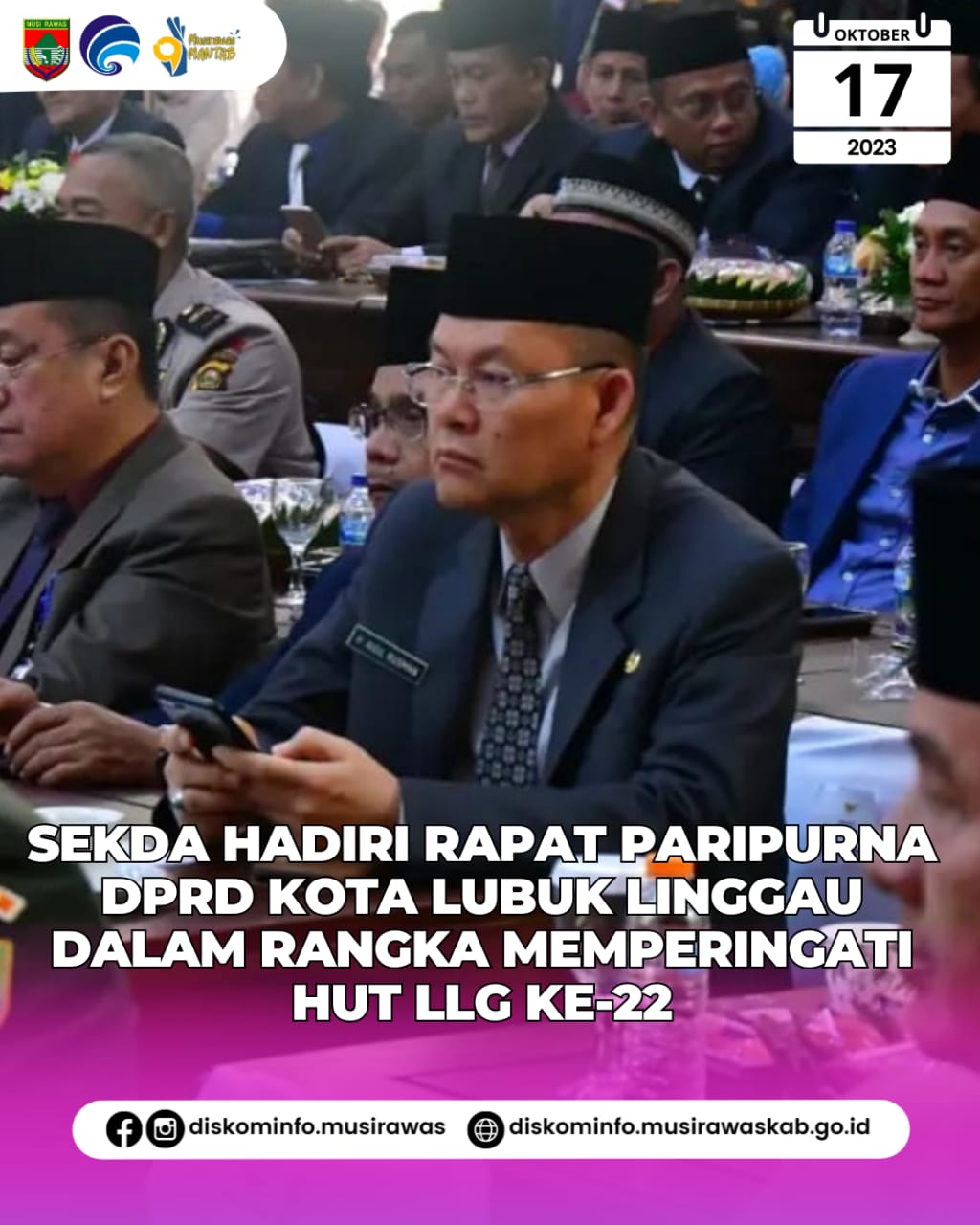 Rapat Paripurna DPRD Kota Lubuklinggau dalam Rangka Peringati Ulang Tahun Ke 22 Kota Lubuklinggau