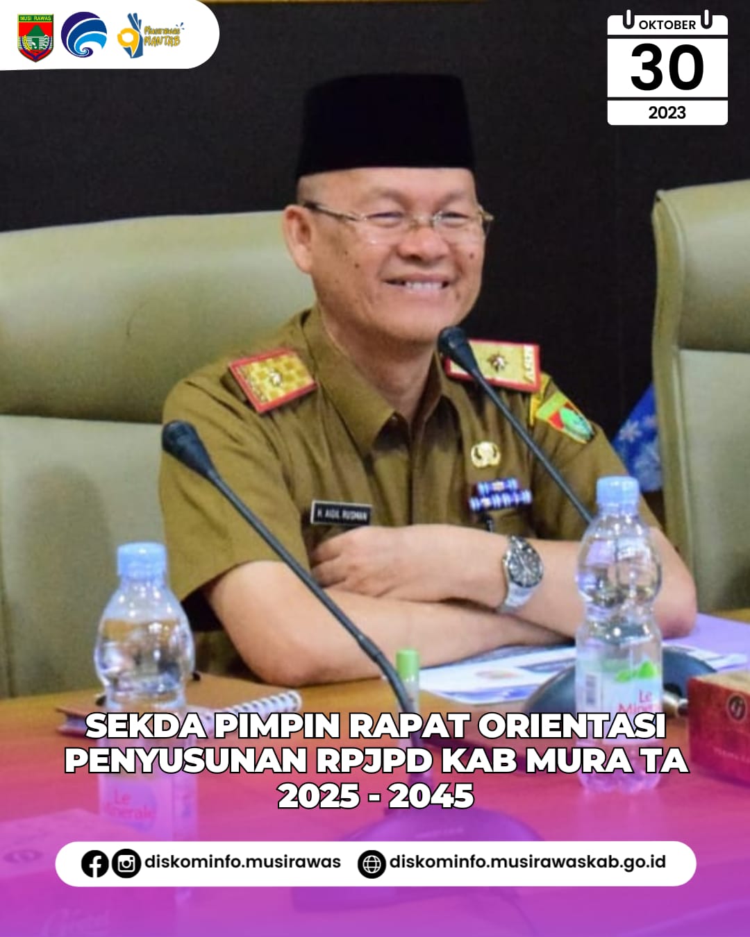 Sekretaris Daerah pimpin Rapat Orientasi Penyusunan RPJPD Musi Rawas Tahun 2025 2045