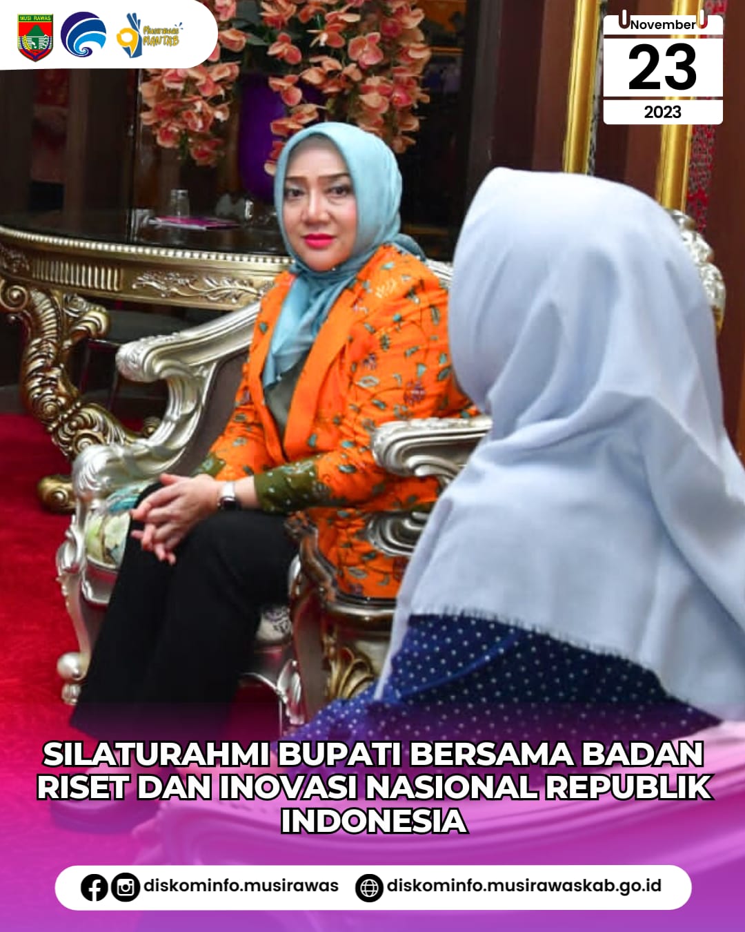 Silaturahmi Bupati Musi Rawas bersama BRIN Republik Indonesia