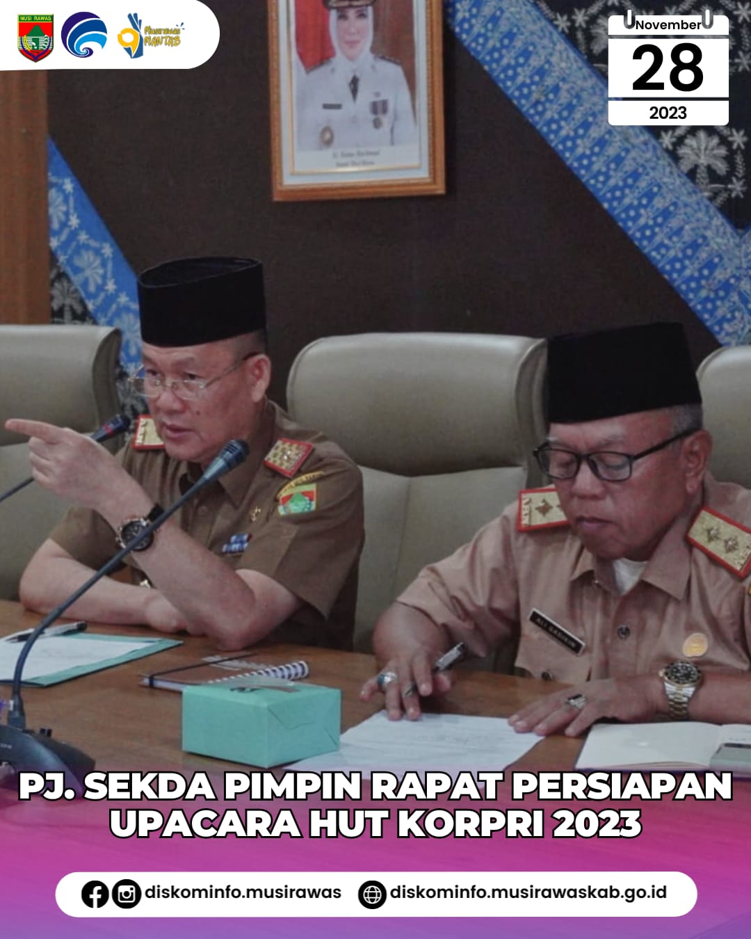 Rapat Persiapan Upacara HUT KORPRI