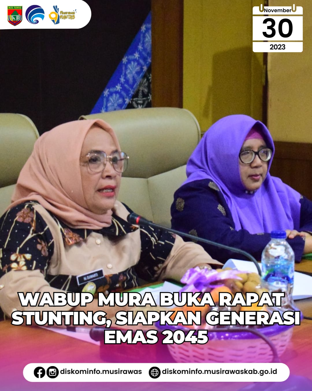 Wabup Buka Rapat Percepatan Penurunan Stunting, Siapkan Generasi Emas 2045