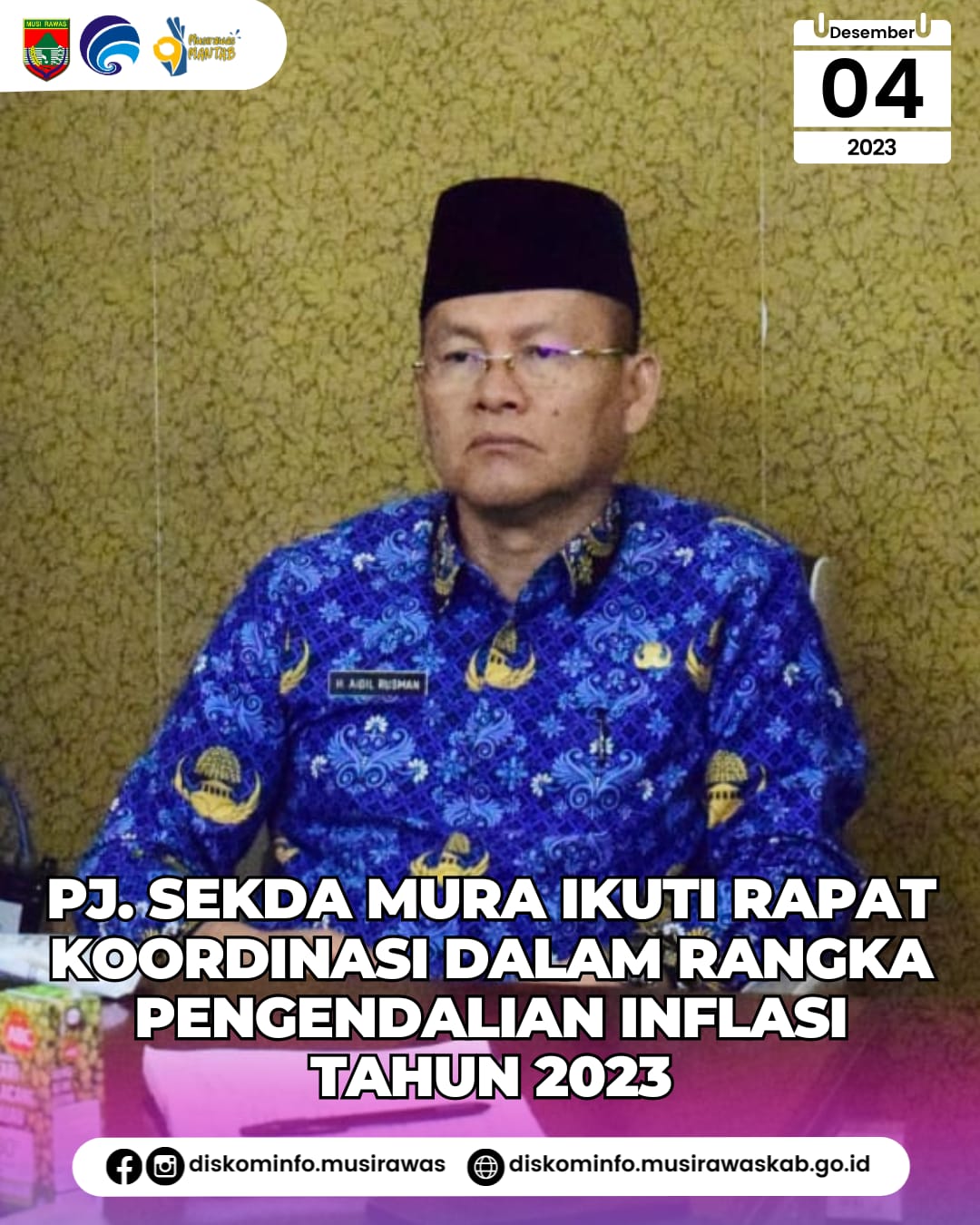 Rapat Koordinasi dalam Rangka Pengendalian Inflasi Tahun 2023