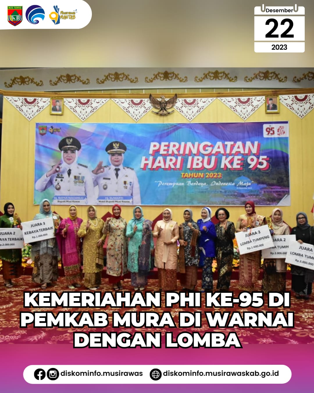 Kemeriahan PHI ke 95 di Pemkab Mura Diwarnai dengan Lomba