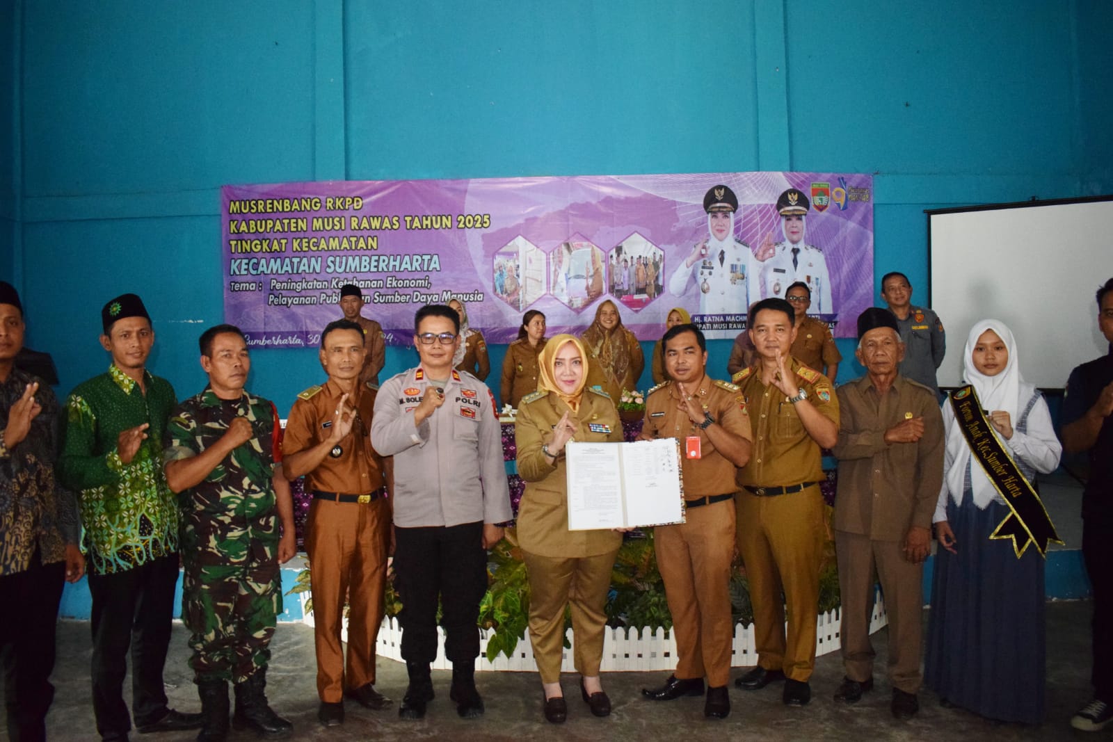 Musrenbang Kecamatan Sumberharta, Bupati Ajak Seluruh Masyrakat Bersatu Padu