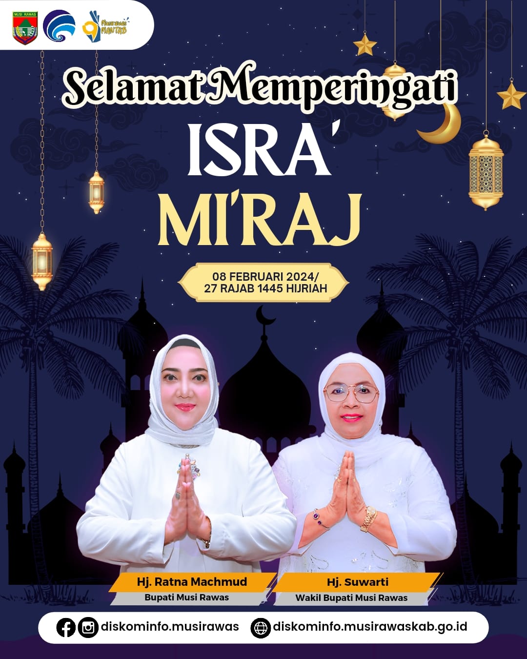 Selamat Memperingati Isra' Mi'raj 27 Rajab 1445 H
