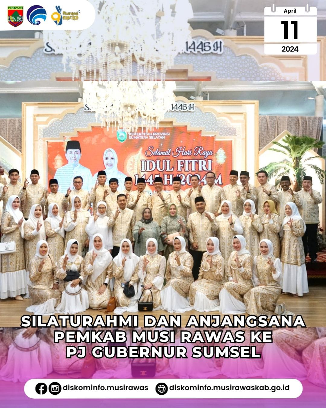 Silaturahmi dan Anjangsana Pemerintah Kabupaten Musi Rawas dengan PJ Gubernur Sumsel