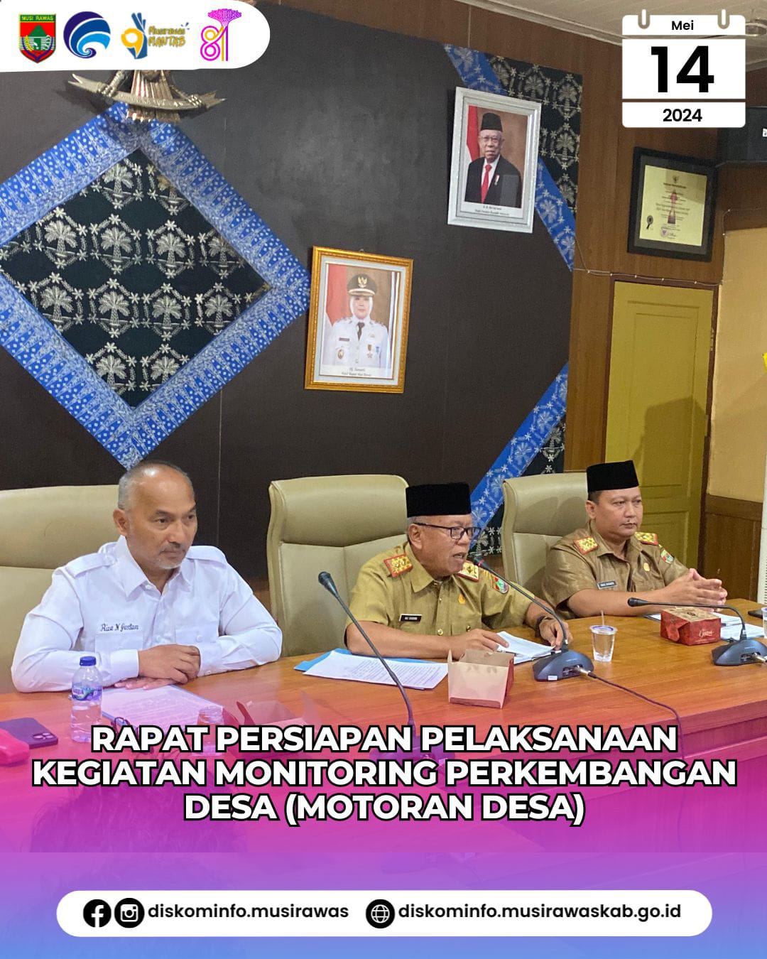 Rapat Persiapan Pelaksanaan Kegiatan Monitoring Perkembangan Desa (Motoran Desa)