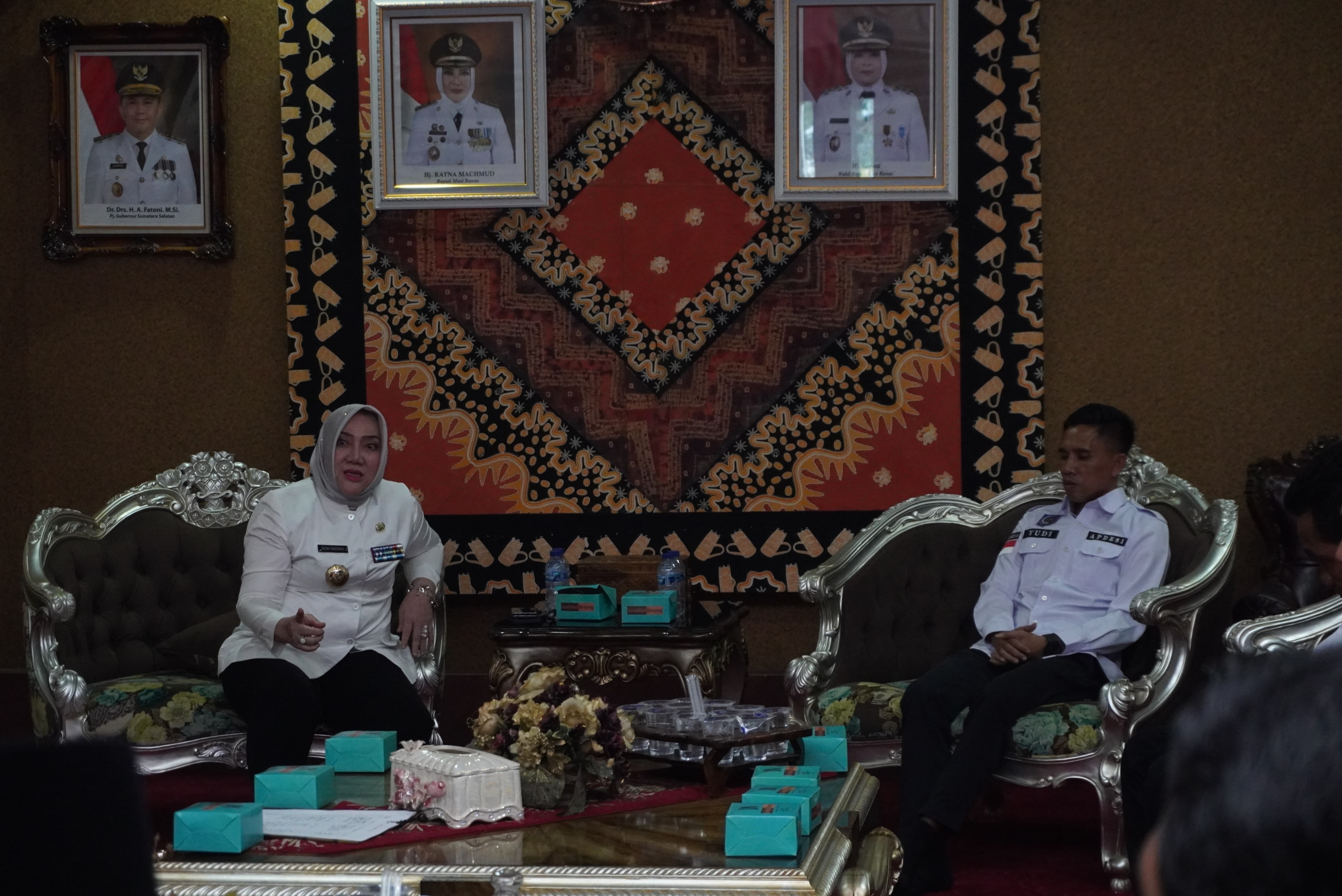 Bupati Musi Rawas menerima Audiensi Pengurus APDESI Kabupaten Musi Rawas