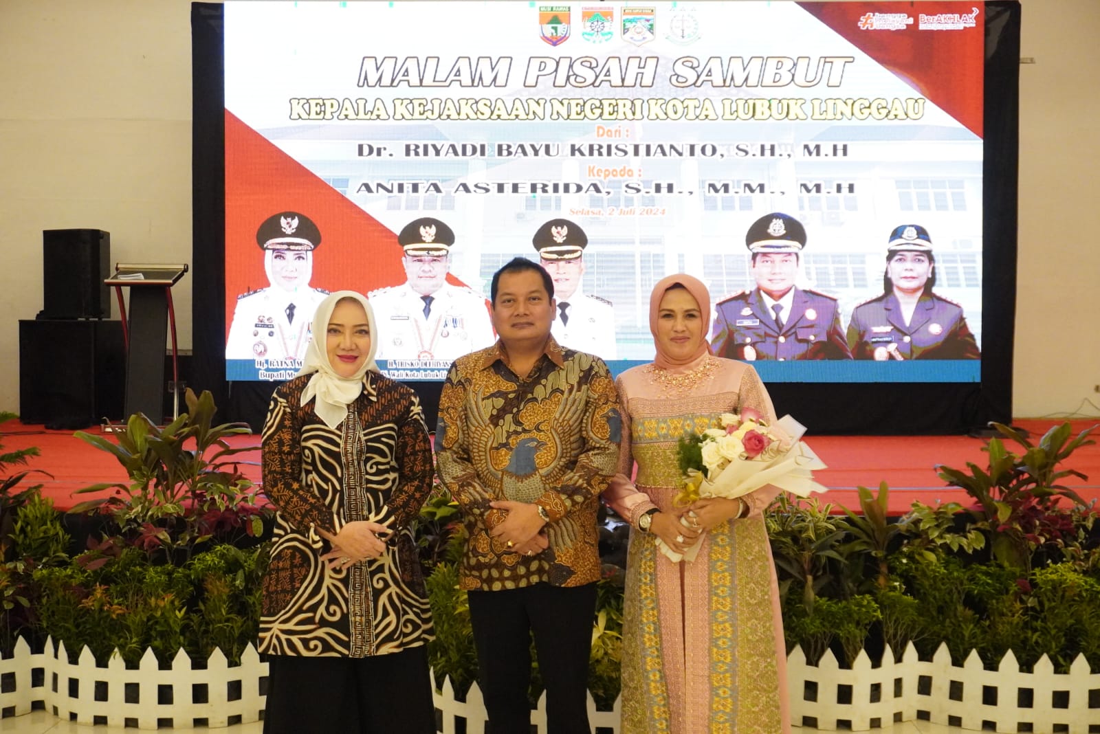 Bupati hadiri Pisah Sambut Kepala Kejaksaan Negeri Lubuklinggau