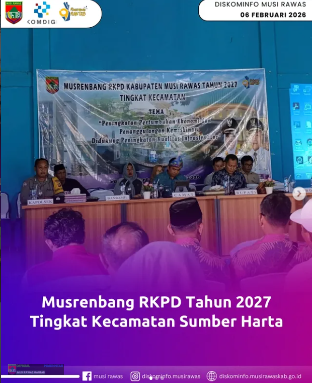 Musrenbang RKPD Tahun 2027 Tingkat Kecamatan Sumber Harta