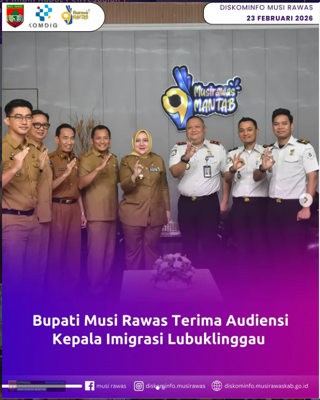 Bupati Musi Rawas Terima Audiensi Kepala Imigrasi Lubuklinggau