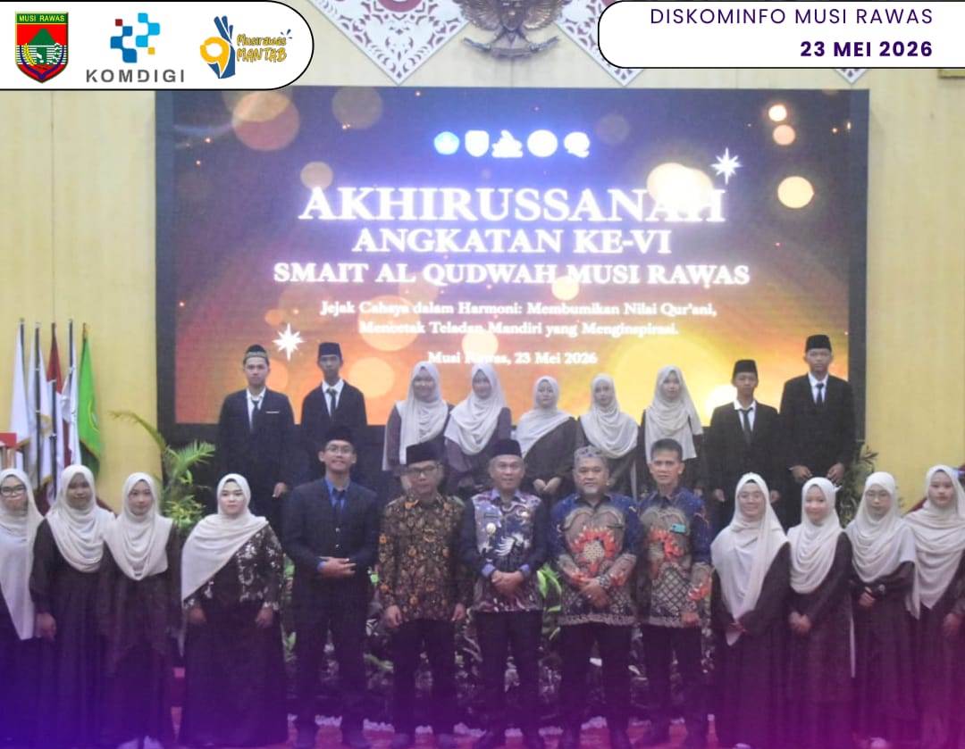 Wabup Musi Rawas Hadiri Perpisahan Angakatan VI SMA IT Al Qudwah Musi Rawas