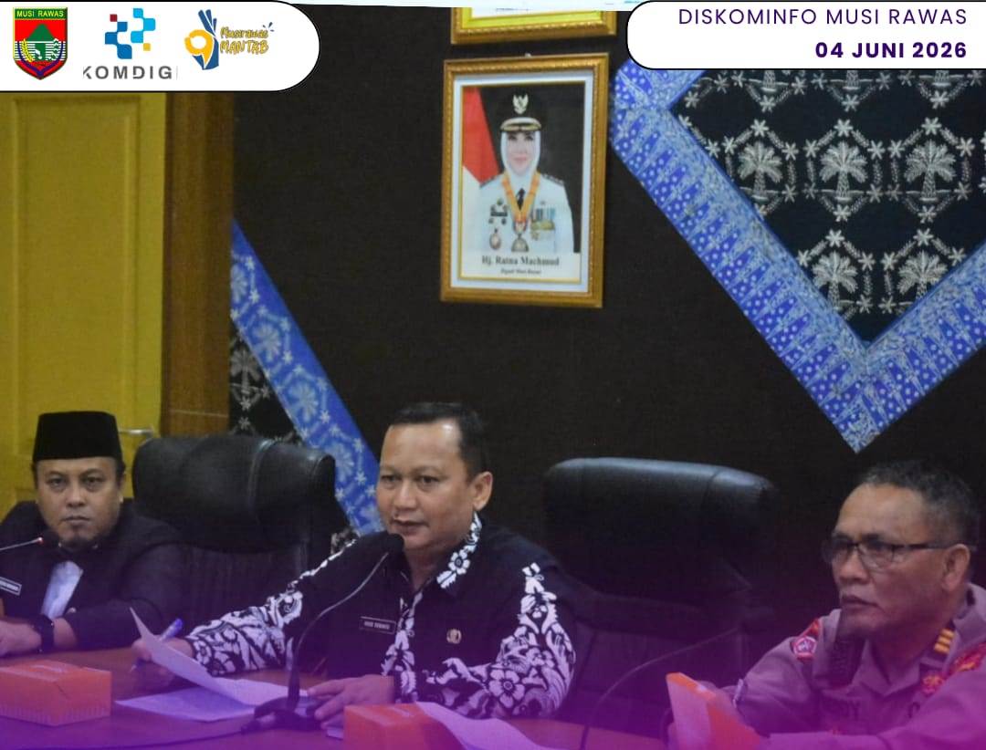 Asisten Pemerintah dan Kesra Pimpin Rapat Persiapan Penyambutan Jamaah Haji Musi Rawas