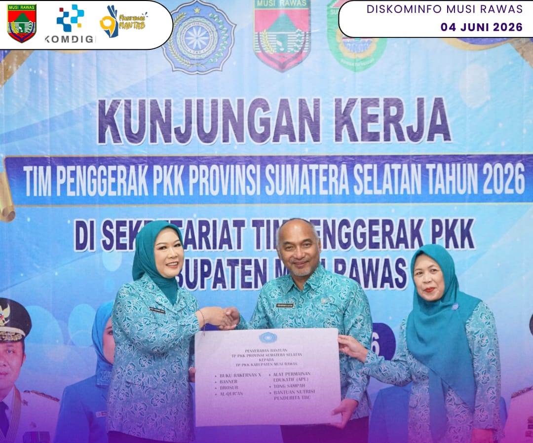 Kunjungan Kerja Ketua TP PKK Sumsel, Resmikan Gedung Sekretariat dan Tinjau Dekranasda Kab. Mura