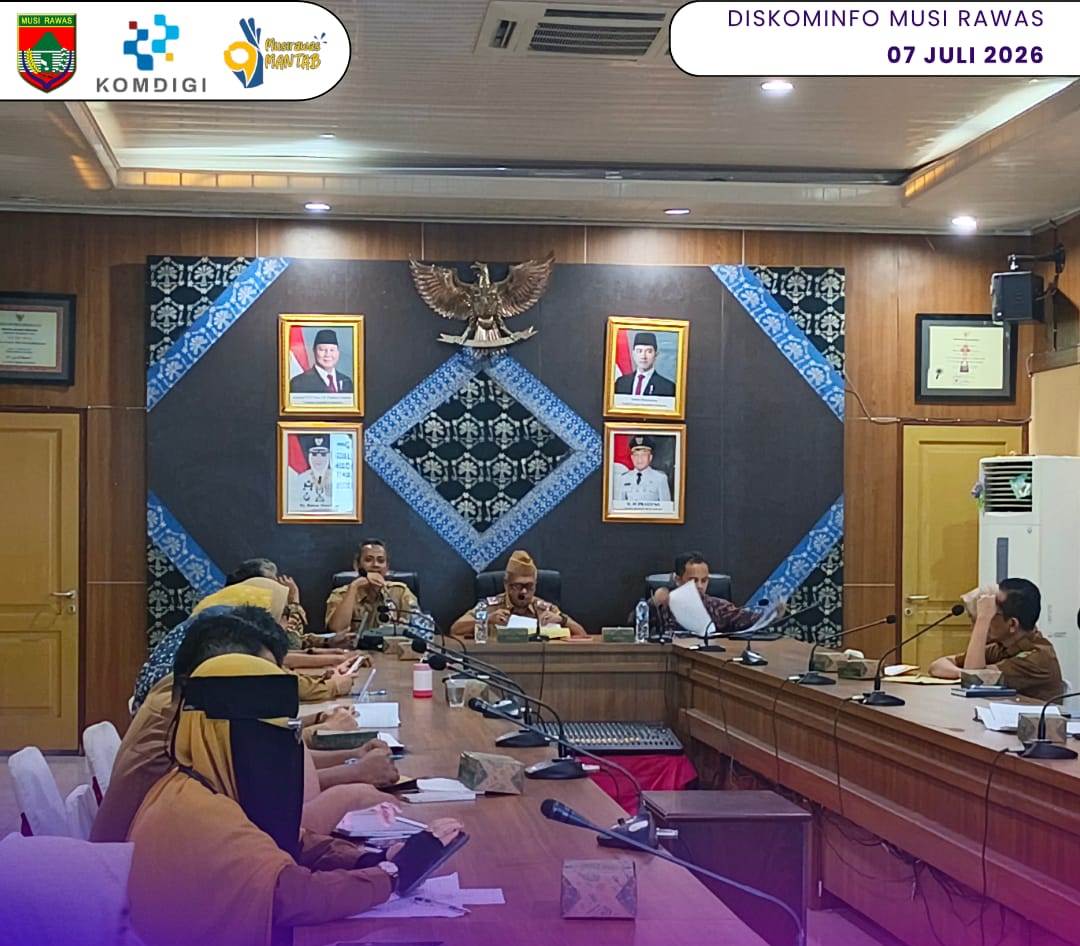 Sekretaris Daerah Pimpin Rapat Evaluasi APBD, dan DAK Triwulan II Kabupaten Musi Rawas Tahun Anggaran 2026