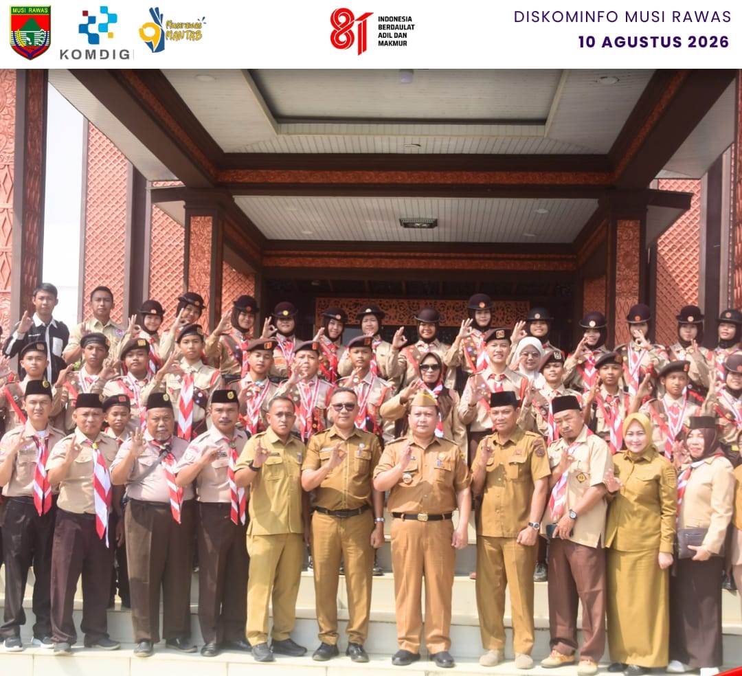 Pemkab Musi Rawas Lepas Kontingen Pramuka Ikuti Jambore Nasional XII Tahun 2026